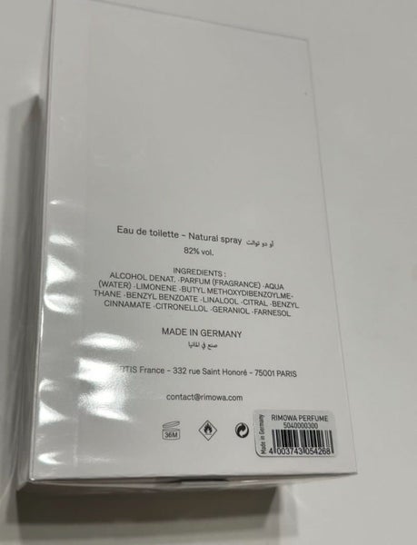 NEW AUTHENTIC RIMOWA COLOGNE gentian PETITGRAIN 100ML Carousel 2