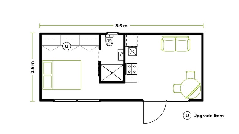Modspace 30m² 1-Bedroom Home (MSH) Carousel 13