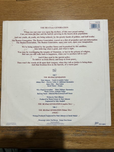 The The “The Beat(en) Generation” UK Vinyl 12” Single . Carousel 2