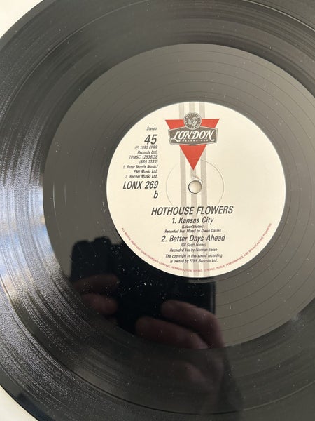 Hothouse Flowers “I Can See Clearly Now” UK 12” Single . Carousel 4