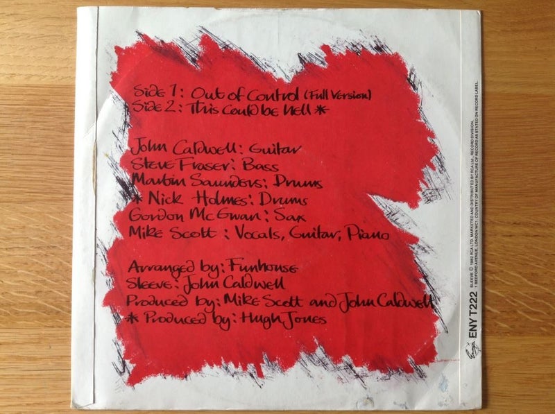 Funhouse "Out Of Control" Vinyl 12" Single . Carousel 2