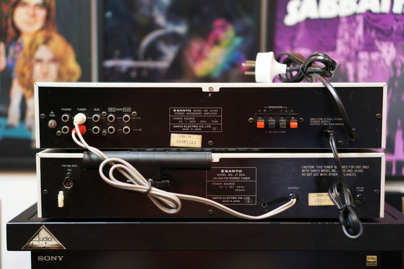 Sanyo JA-300 Amplifier & JT-300L AM/FM Tuner Made in Japan - Warranty! Carousel 7