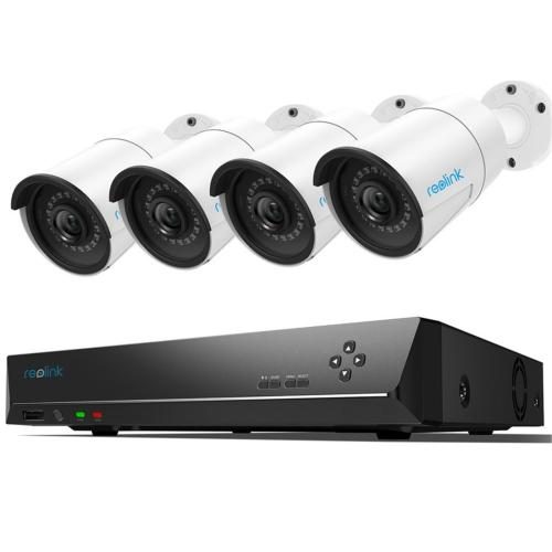 Reolink 5MP/2K 8 Channel NVR Surveillance System with 2TB HDD 4x RLC-410 AI Carousel 1