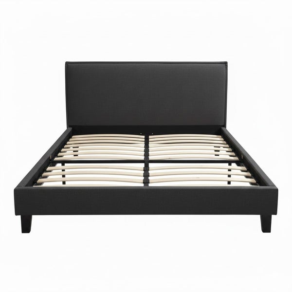 Nihill Bed Frame Dark Grey Queen