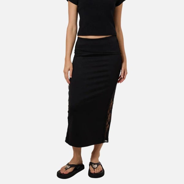 Thrills Most Wanted Midi Skirt - Black Carousel 1