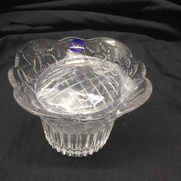 2x Glass Rose Bowl Carousel 2