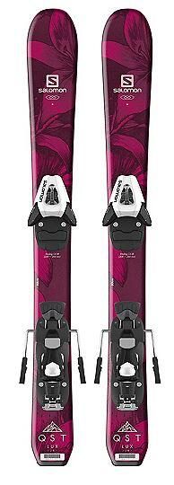 Salomon Quest Lux XS Kids Ski + E C5 Binding Purple/Pink 70cm Carousel 1