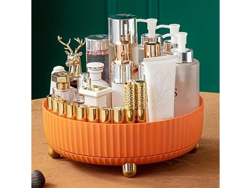 Makeup Perfume Organizer Tray 360° Rotating Lazy Susan Spinning Organizer And Carousel 1
