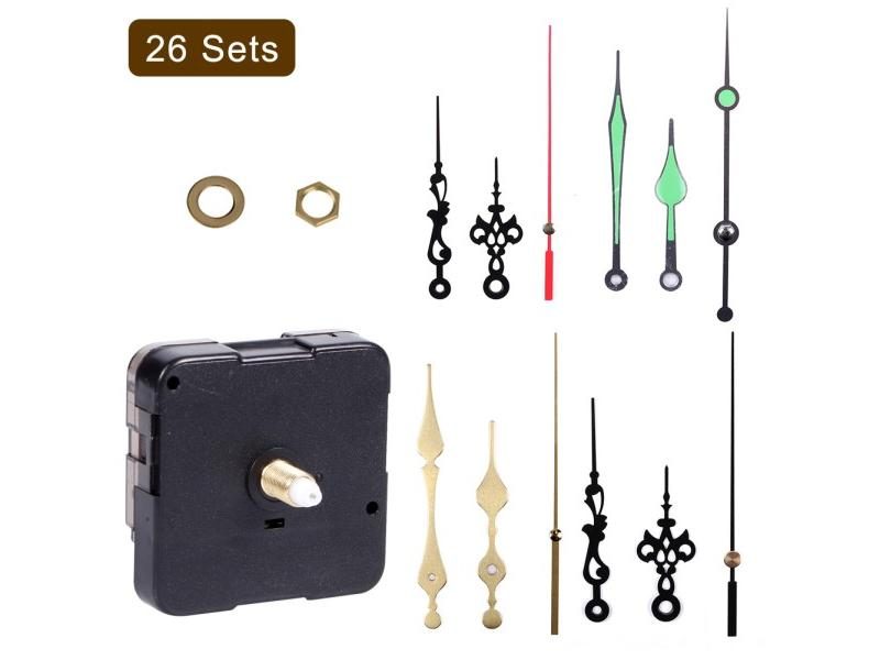 DIY Clock Mechanism Silent Quartz Movement With Hands Battery Wall Clock Carousel 2