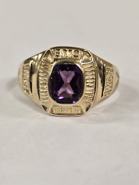 9ct RG Amethyst Presidents Club Ring 7g Carousel 1