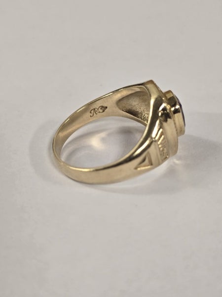 9ct RG Amethyst Presidents Club Ring 7g Carousel 7