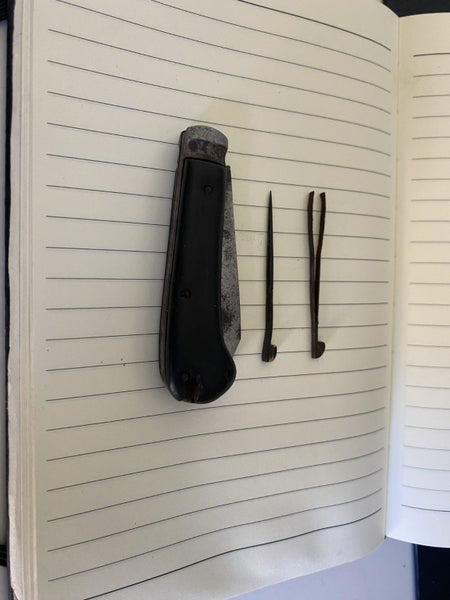 VINTAGE RARELY SEEN IXL GEORGE WOSTENHOLM SADDLEHORN POCKET KNIFE , COMPLETE.. Carousel 1