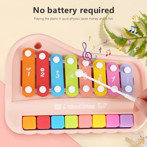 Toys for Kids Ages 4-8 2 In 1 Baby Piano Xylophone Toy for Toddlers 1-3 Years Carousel 7