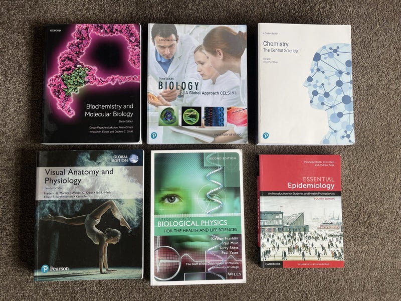 Health Science First Year Books Otago Carousel 1
