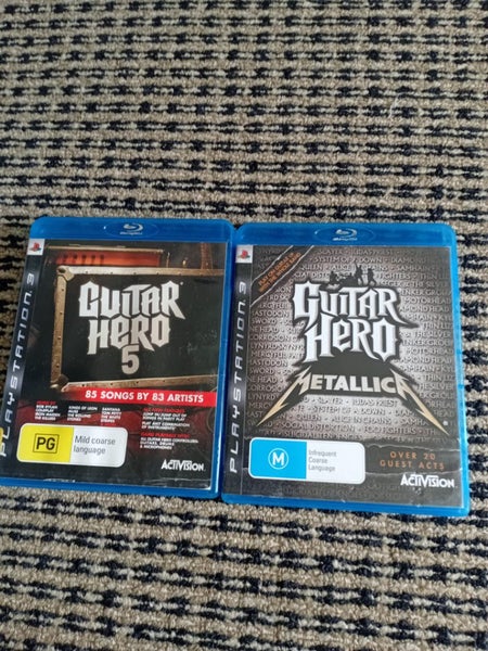 Ps3 2x guitar hero games Carousel 1
