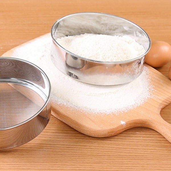 Flour Sifter for Baking,Stainless Steel Fine Mesh Strainers,40 Mesh Round Sif Carousel 7