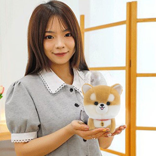 Simulated Puppy Plush Stuffed Animal, Simulated Dog Plush Toy, Cuddly Dog Plu Carousel 6