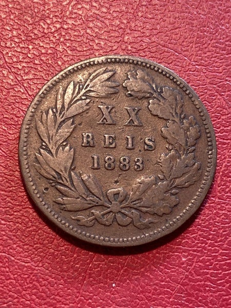 Portugal 20 Reis 1883 Carousel 1