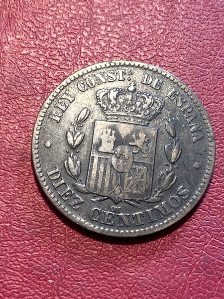Spain 10 Centimos 1877 Carousel 2