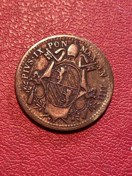 Papal States 1/2 Baiocco 1849 Carousel 2