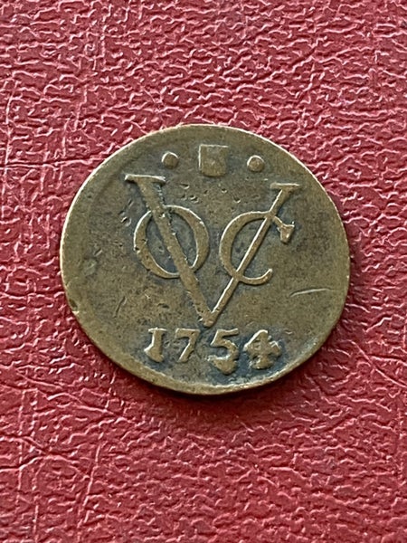 Dutch Netherlands 1/2 Duit 1754 Carousel 1