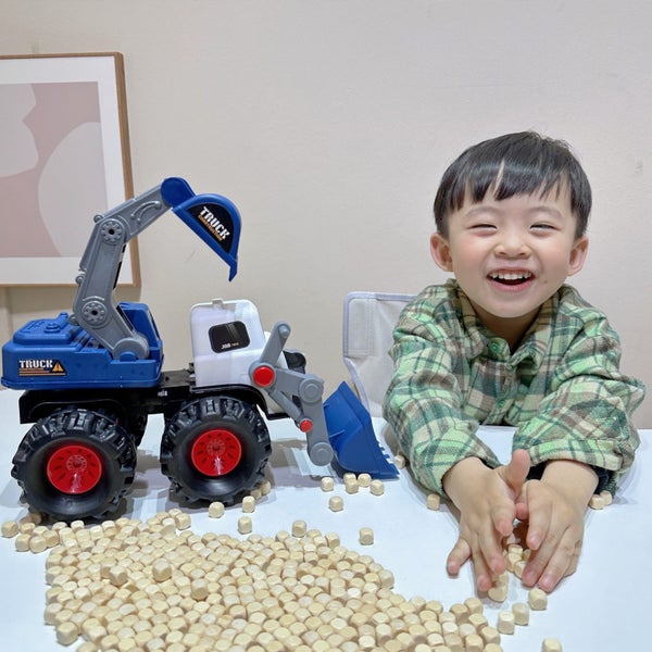 Toys for Kids Ages 4-8 Large Simulation Engineering Vehicle Excavator Bulldoz Carousel 7