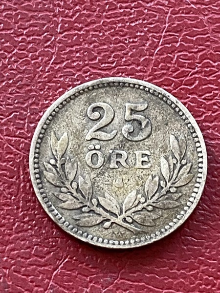 Sweden 25 Ore 1912 Carousel 2