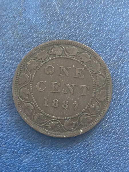 Canada One Cent 1887 Carousel 1