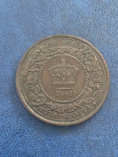 Nova Scotia One Cent 1861 Carousel 1