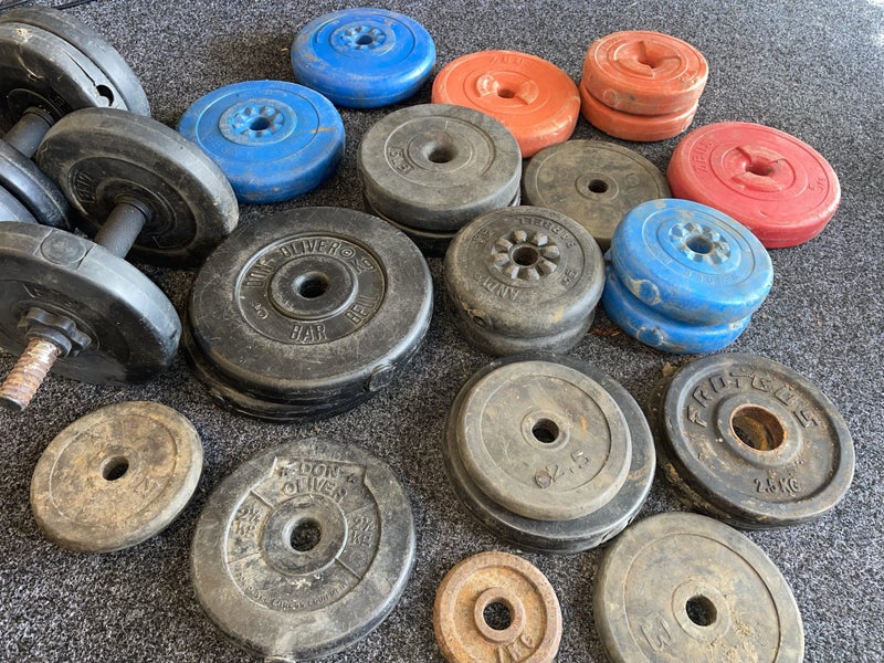 Weider, Don Oliver, Zeus, Proteus - 30x weights - $1 res Carousel 4