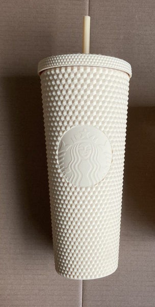 Starbucks Butter Yellow Studded Bling Cold Cup Carousel 1
