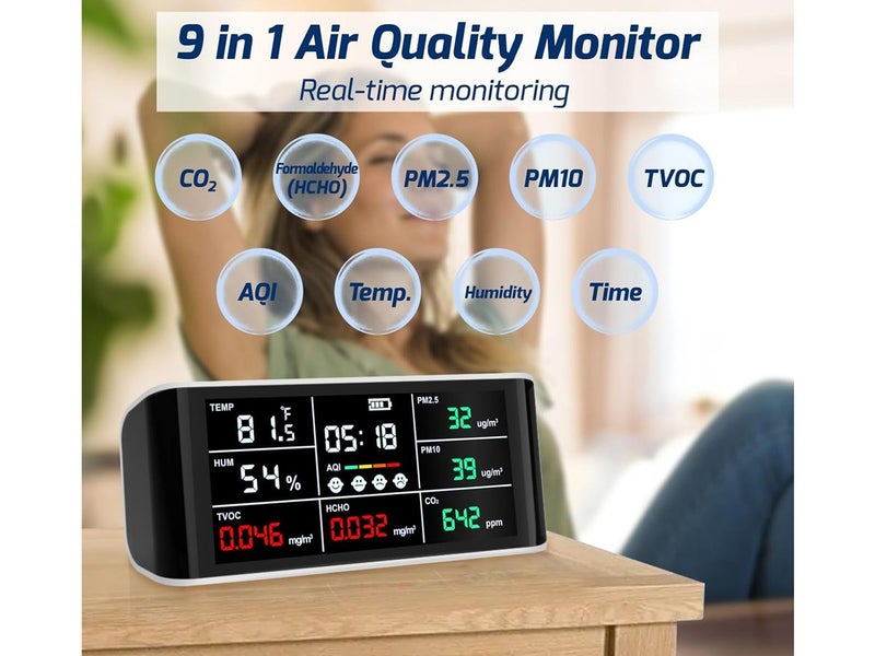 Air Quality Monitor Indoor Pollution Tester (Over Stocked) Carousel 2