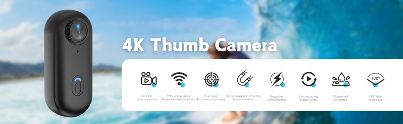 Mini Body Camera 64GB 4K Carousel 2