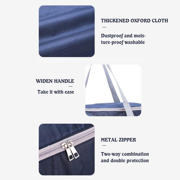 Clothes Storage Moving Bags,Foldable Thick Fabric Blanket Storage Bags,Storag Carousel 5