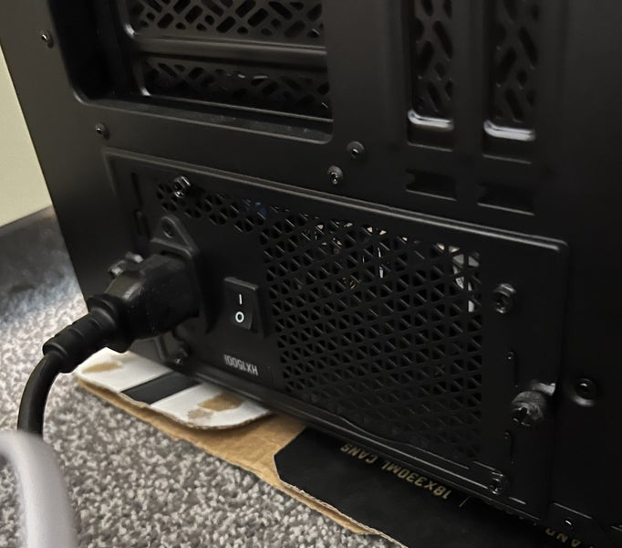 Corsair HX1500i Power Supply Unit. 8.5 years left on 10 year factory warranty. Carousel 5