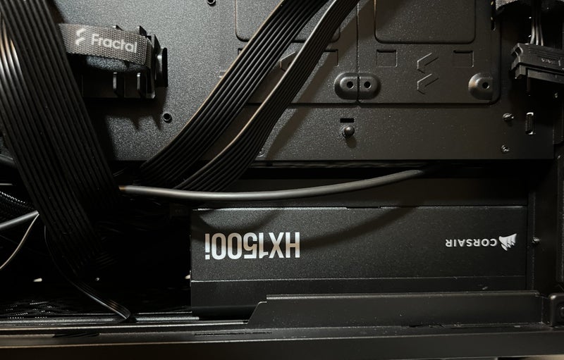 Corsair HX1500i Power Supply Unit. 8.5 years left on 10 year factory warranty. Carousel 2