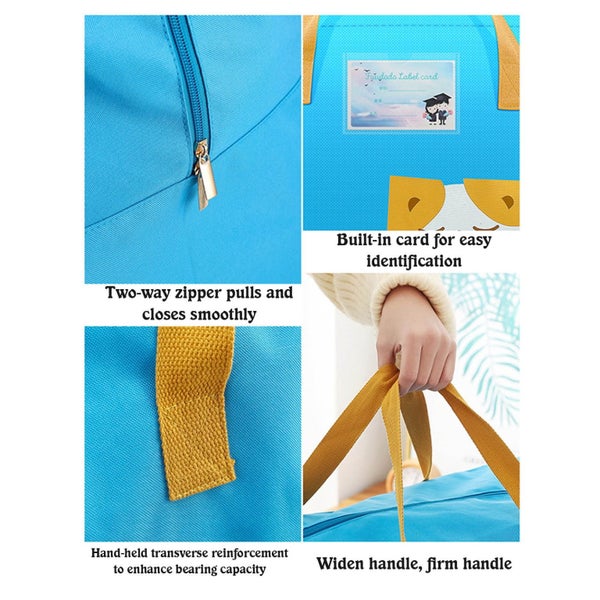 Clothes Storage Moving Bags,Foldable Thick Fabric Blanket Storage Bags,Storag Carousel 5