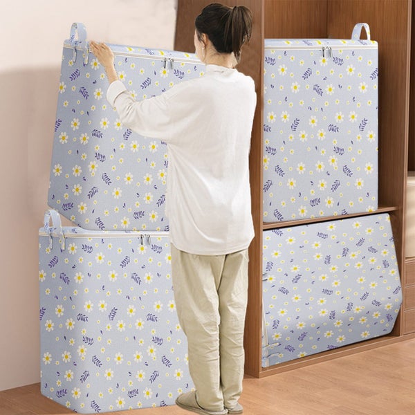 Clothes Storage Moving Bags,Foldable Thick Fabric Blanket Storage Bags,Storag Carousel 2