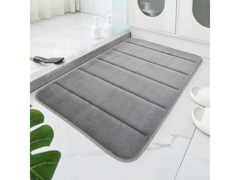 Bathroom Coral Velvet Anti-skid Mat Quick Water Absorption Dry Machine Washing Carousel 1