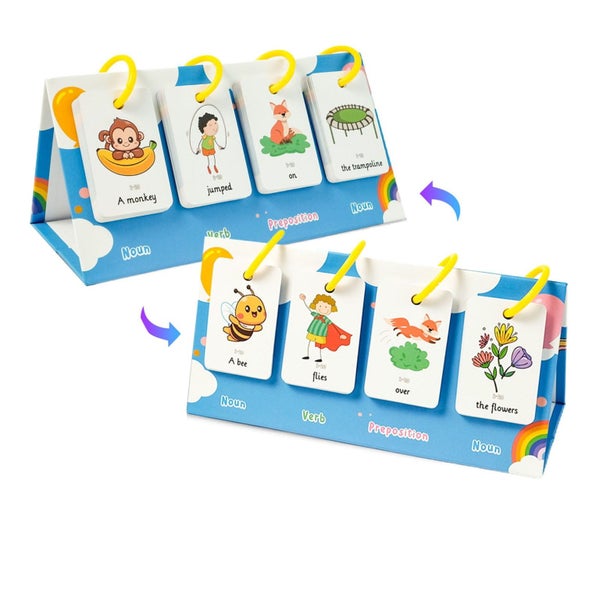 Baby Toys 6-12 Months, Reading Flashcards 78 Toddler Reading Flash Cards Sent Carousel 2