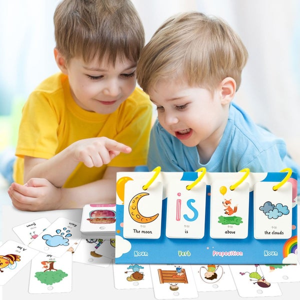 Baby Toys 6-12 Months, Reading Flashcards 78 Toddler Reading Flash Cards Sent Carousel 8