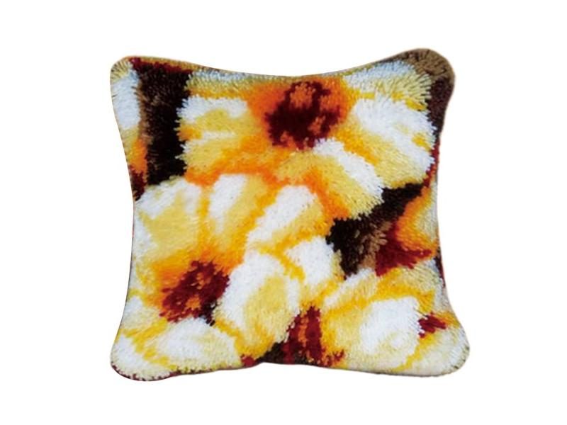 DIY Crochet Yarn Kits Needlework Latch Hook Kit Unfinished Crocheting Rug Yarn Carousel 1