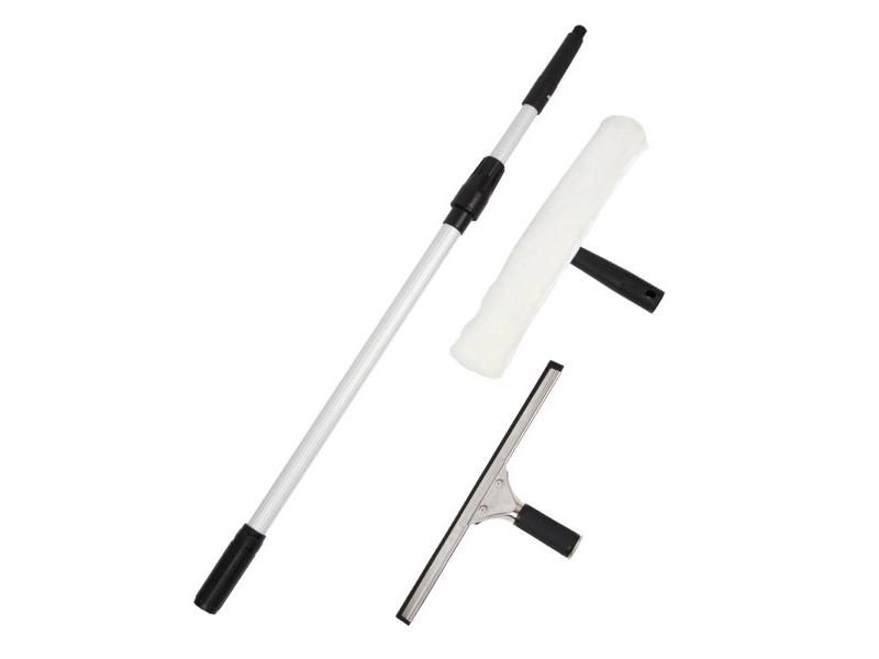 Window Cleaner Squeegee Telescopic 1.2M With Long Handle Glass Cleaning Tools Carousel 1