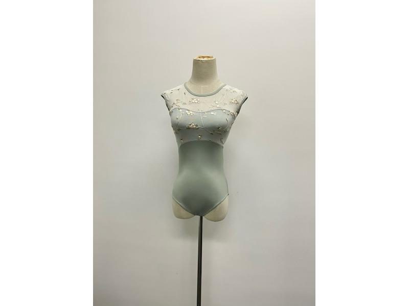 Ballet Leotards Adult Embroidered Print Practice Ballet Dancing Leotard Women Carousel 1