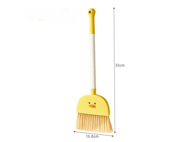 Food Grade PP Children's Mini Broom Dustpan Set Three Piece Suit Baby Sweeping Carousel 1