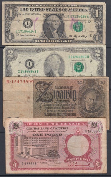 WORLD BANKNOTES (x26) Carousel 2