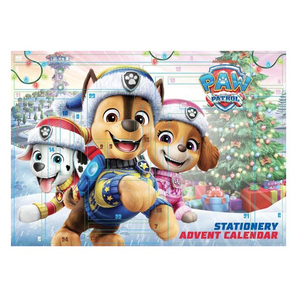 Paw Patrol Advent Stationery Set Carousel 1