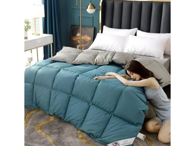 High Grade White Goose/Duck Down Comforter Duvet Winter Quilt Blanket Filler Carousel 1