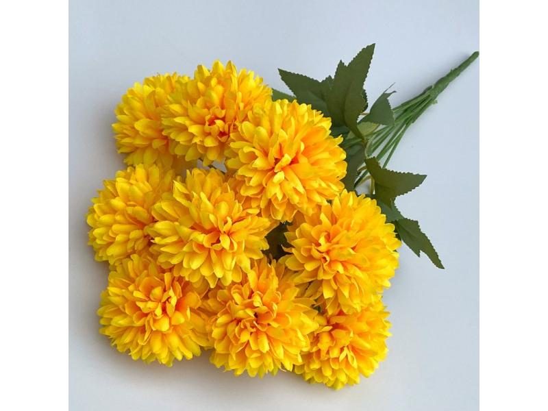 42cm Simulated Hydrangea Camellia Artificial Green Plant Bouquet Bridal Bouquet Carousel 1