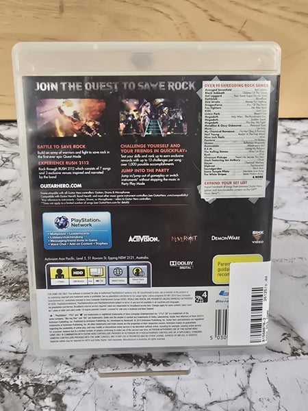 PlayStation 3 Guitar Hero Warriors of Rock Carousel 2